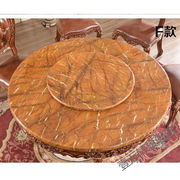 天然大理石圆桌面茶几面板餐桌转盘圆形人造石长方形台面窗台