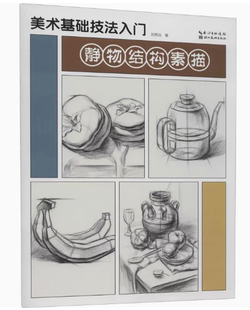 美术基础技法入门静物结构素描，刘思远(刘思远)9787571213992湖北美术出版社