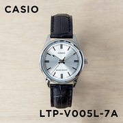 卡西欧手表女CASIO LTP-V005L-7A皮带简约防水指针日历石英学生表