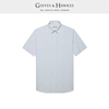 GIEVES&HAWKES/君皇仕GH男士棉质短袖商务正装礼服衬衫G3942EM451