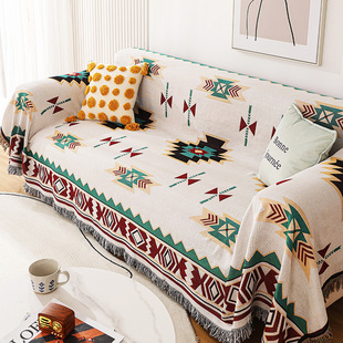 北欧网红家用沙发毯垫子沙发巾，全盖沙发套民宿，装饰毯桌布四季通用