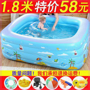 儿童游泳池充气家庭婴儿洗澡桶成人家用宝宝加厚小孩超大号玩具池