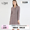 line韩国女装商场，同款春季收腰气质小香风，连衣裙女awopkj0100