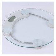健康电子秤 体重k秤人体秤 33cm 圆形玻璃人体电子称体重秤r