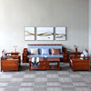 新中式实木沙发贵妃金花梨木，组合大户型禅意，现代简约储物家用客厅