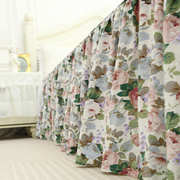 法式美式韩式田园公主风格，床裙式防尘单双人(单双人，)单件床裙床单床罩