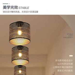 活动价镂空圆形光影吸顶灯工艺装饰艺术餐厅吧台客厅LED吸顶