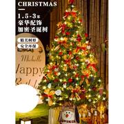 日本lp圣诞树2023摆件，diy发光装饰家用节日礼物仿真圣诞树