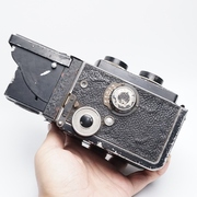1930年代德国禄莱双反相机rolleicordii双镜头中画幅，120胶片皮套