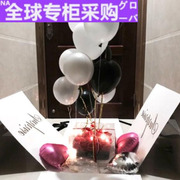 欧洲ins网红告白气球99朵红玫瑰生日，鲜花速递同城北京送女友