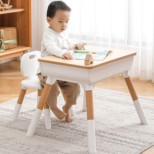 儿童早教桌椅套装宝宝阅读小书桌子幼儿玩具，桌婴儿学习桌简约家用