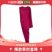香港直邮潮奢rickowens女士rickowens紫红，连衣裙