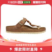 美国直邮birkenstock女士凉鞋编织波西米亚，人字拖拖鞋