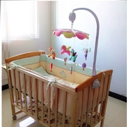 婴儿旋转床铃支架新生儿宝宝床头音乐铃玩具八音盒