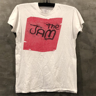 thejam欧美朋克摇滚乐队短袖，美式小众设计感男女，潮流质感宽松t恤