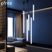 极简卧室线条吊灯创意，客厅餐厅过道房间灯，个性床头灯简欧光灯具