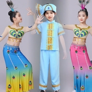 三月三傣族服装儿童男女童，演出服民族舞台，表演服练功舞蹈服泼水节