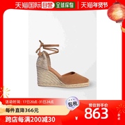 香港直邮潮奢castaÑer女士carina80帆布，坡跟麻底鞋