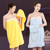 浴巾浴裙女夏天可穿可裹家用干发帽成人抹裹胸吸水可爱韩版二件套