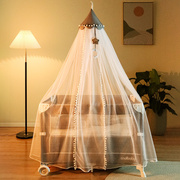 coolbaby婴儿床蚊帐带支架，家用可升降儿童，通用宝宝防蚊罩遮光公主