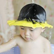 宝宝洗头护耳婴儿童洗头帽挡水小孩洗澡帽子洗发新生儿洗头防水帽