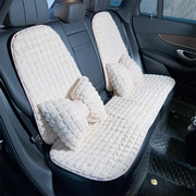 汽车冬季坐垫通用座椅保护垫前后排车用座垫保暖毛绒靠垫车上用品