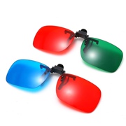红绿眼镜夹片弱视训练3d红蓝眼镜电脑专用弱视色补立体家用电视机