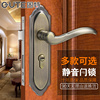 固特青古铜门锁 欧式室内双舌房门锁 执手锁木门 门锁套装三件套
