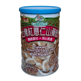 台湾有机厨坊红薏仁山药粉，进口素速食健康早餐，代餐冲泡薏米熟粉