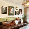 法式客厅装饰画沙发背景墙，挂画卧室墙画高级感小众复古壁画美式