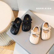 婴儿公主鞋春秋季女宝宝，鞋子0-1一岁2女童单鞋，小皮鞋婴幼儿学步鞋