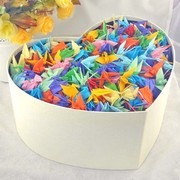 手工成品千纸鹤做好的折纸材料创意，许愿浪漫生日礼物送男女友