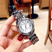 美国guess手表时尚，潮流银色钢带镶钻欧美简约石英女表g75511m