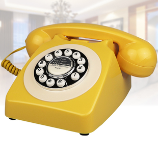复古仿古欧式电话机座机老式古董，中式时尚创意，家用有线固定电话机