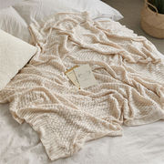 暖暖绵绵竹纤维毛巾被凉被薄款毛毯沙发盖毯单人，午睡空调小毯子亨