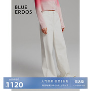 blueerdos秋冬宽松纯棉拖地裤女直筒牛仔裤b236m3021