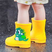 雨鞋儿童男童女款防滑轻便宝宝高筒防水雨靴儿童幼儿园雨衣套装