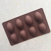 复活节彩蛋鸡鸭蛋型光皮蛋食品级硅胶甜品糕点慕斯蛋糕手工皂模具