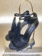 Roberta诺贝达女鞋性感流苏水钻细高跟鱼嘴时尚流行凉鞋子RM67225