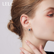 lelc法式复古巴洛克珍珠耳钉，女2024高级感耳环银针耳饰品