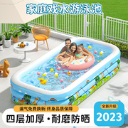 家用充气加厚游泳池婴儿家庭，游泳桶大型户外折叠泳池男孩女孩玩具
