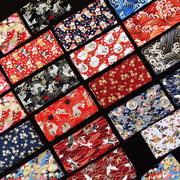 日本和风烫金棉布 家居布艺手工拼布DIY面料日式纯棉服装印染布料
