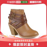 美国直邮JOURNEE COLLECTION 女士 靴子防水拉链高跟短靴踝靴