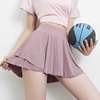 打网球羽毛球训练速干透气遮臀防走光运动休闲女子瑜伽假两件短裙