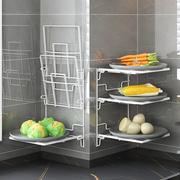 厨房备菜盘多层壁挂式置物架，可折叠盘架子配菜，各种神器家用多功能