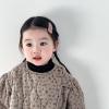 韩国进口灯芯绒波点宝宝bb夹可爱基础刘海，夹边夹儿童女童发夹