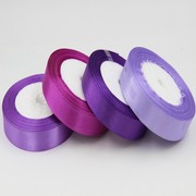 2cm彩色紫色玫红色绿色红色，咖啡色丝带手工，diy材料饰品糖盒子配件