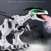 超大号仿真电动恐龙玩具仿生动物模型会走路喷火遥控机械龙霸王龙