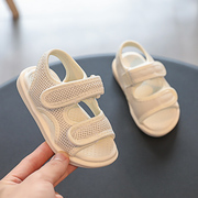 夏季宝宝凉鞋露趾防滑软底小女孩网布婴幼儿学步鞋男童01一2岁半