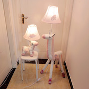 卡通台灯创意可爱儿童房卧室灯公主女孩落地灯温馨动物造型装饰灯